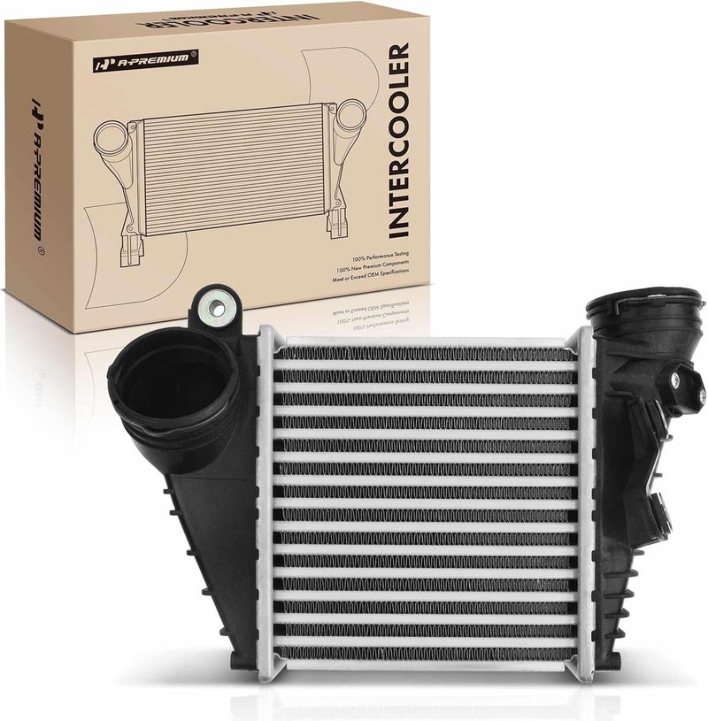 A-Premium Turbo Intercooler Compatible with Volkswagen Golf 2006 1.8L 1.9L, Jetta 2006 1.9L 2.0L, Turbocharged - Image 1